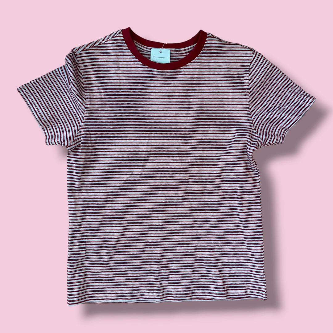 Blue/Burgandy Primark Shirt, 7-8Y