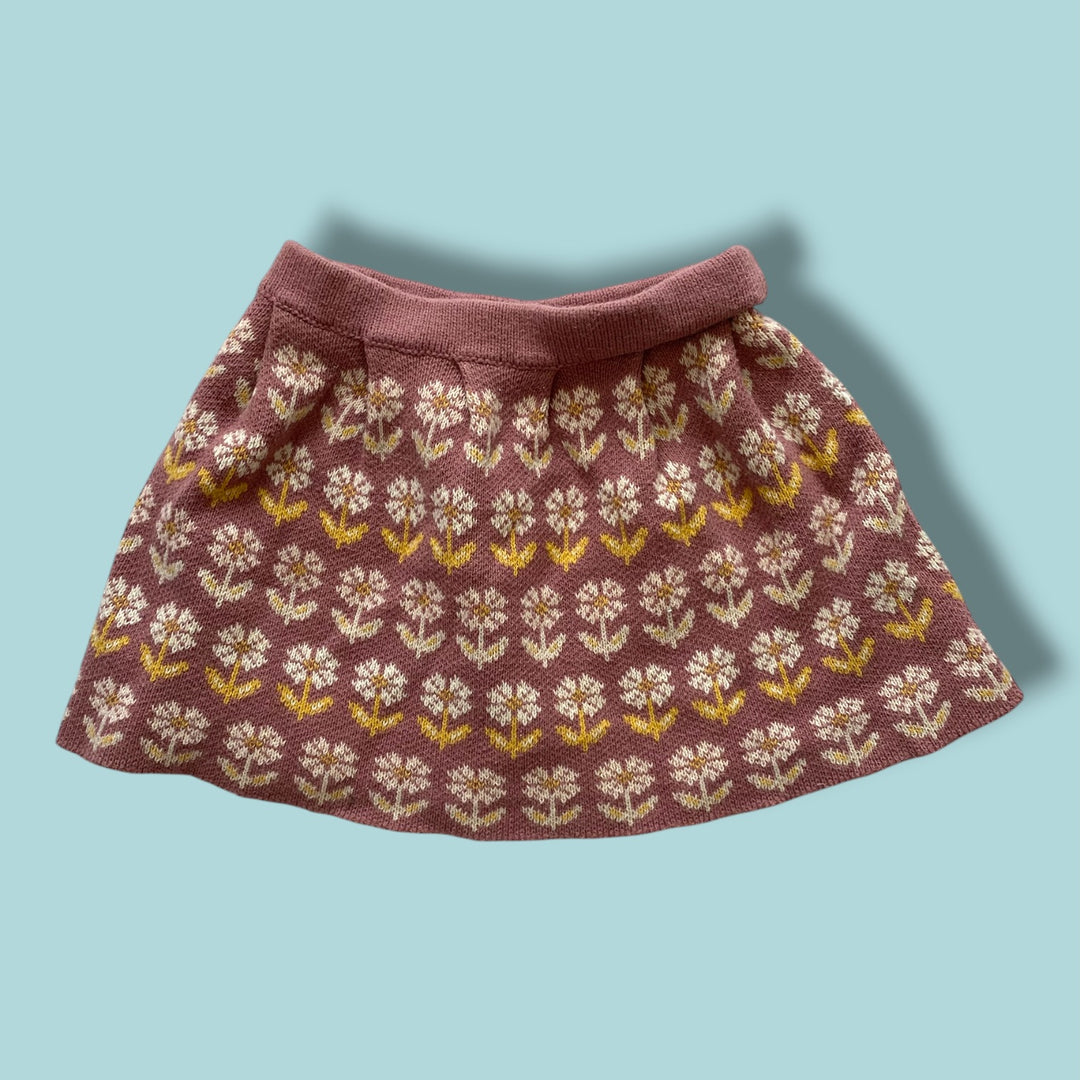 Purple Zara Knit Skirt, 2-3Y