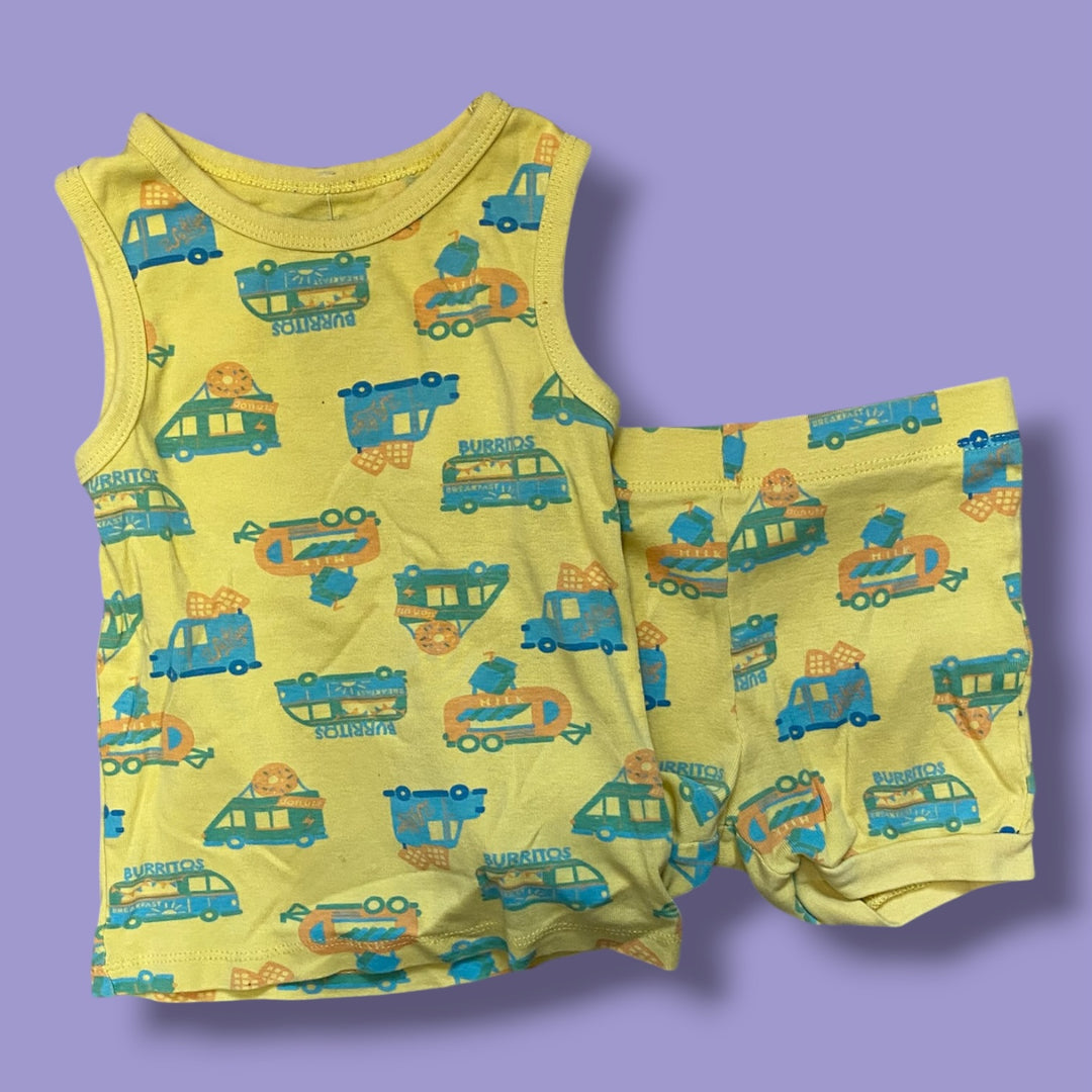 yellow Joe Fresh food truck 2 piece set, 3Y