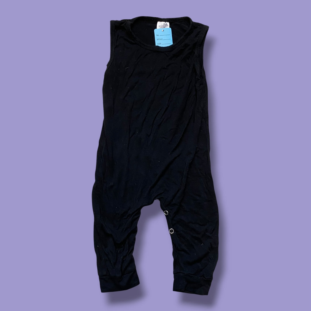 black Rocket Bug romper, 12m