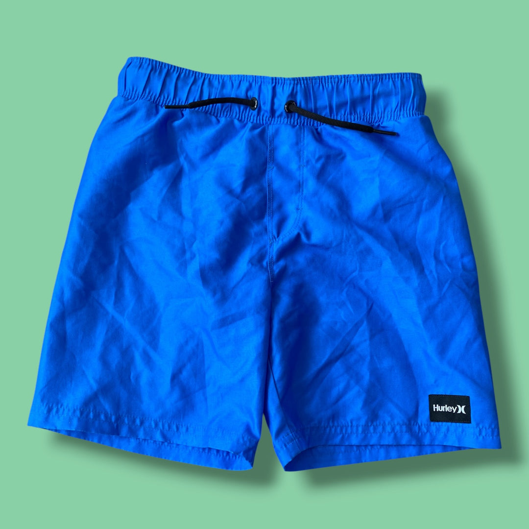 blue Hurley swim trunks, 8y