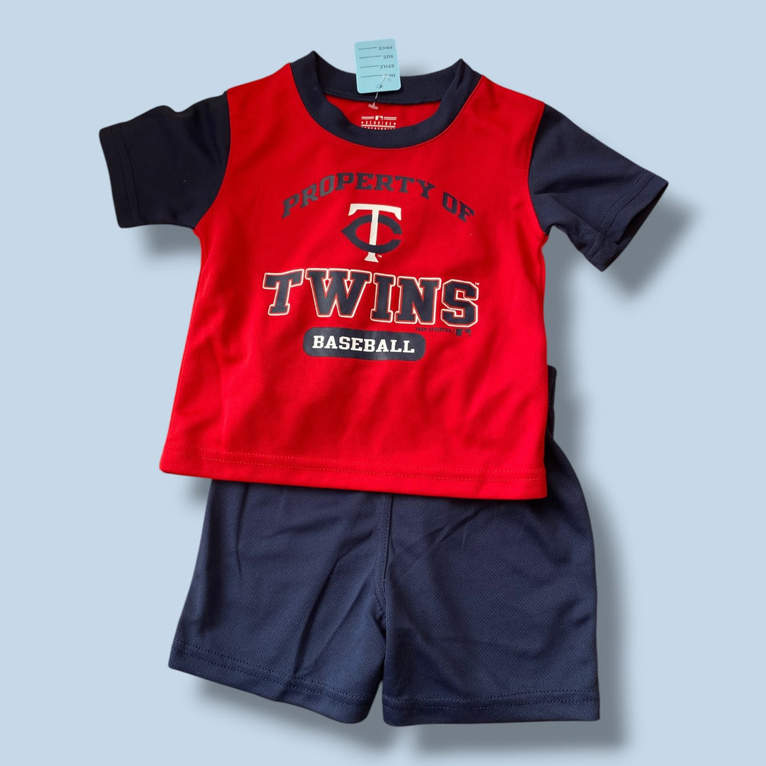 twins baseball set nwt, 12m