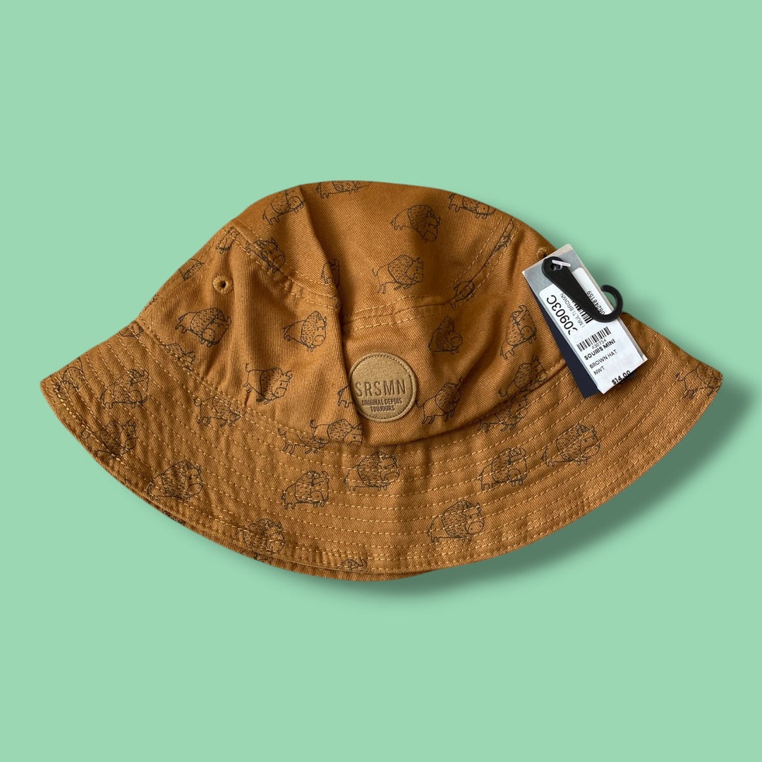 brown Souris Mini hat nwt