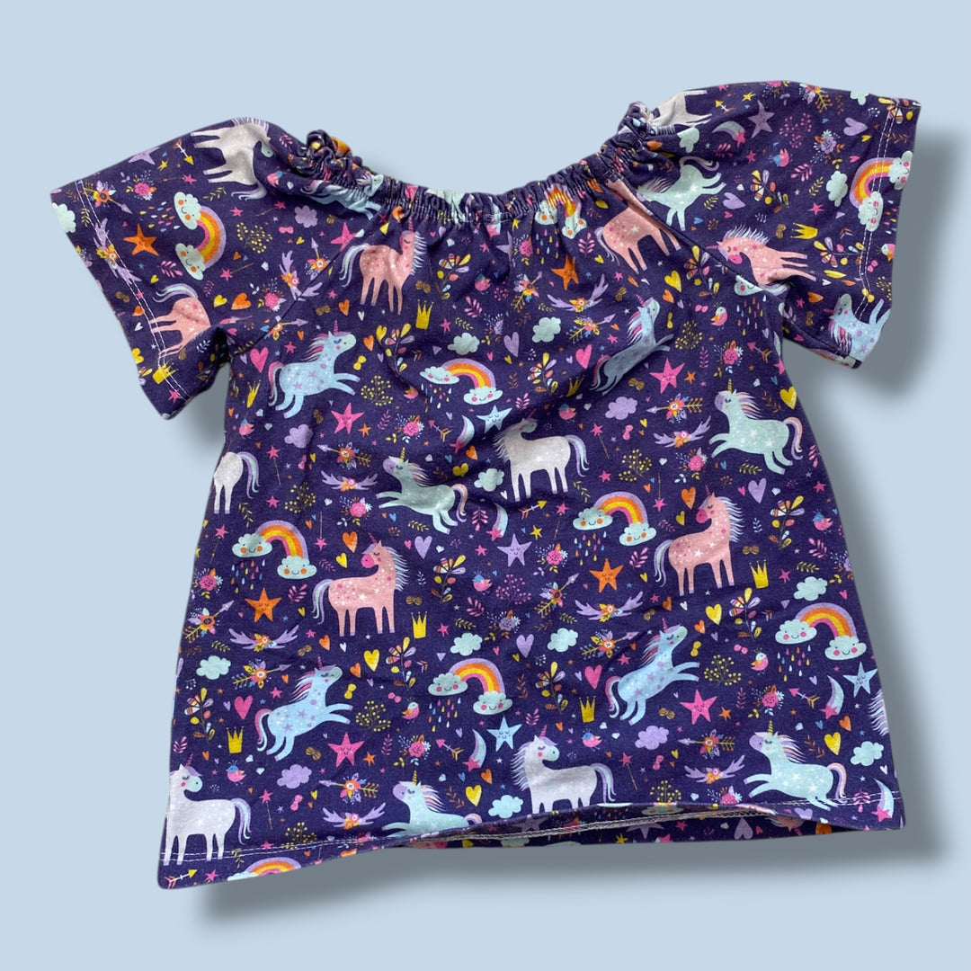Purple Small Shop Shirt, 5Y