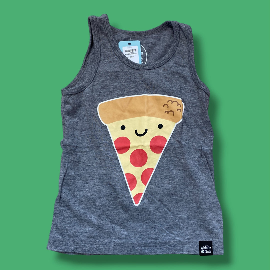 Grey Whistle&amp;Flute Tank Top, 3-4Y
