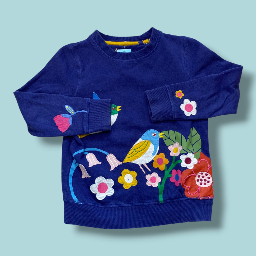 Blue Mini Boden Sweater, 7-8Y