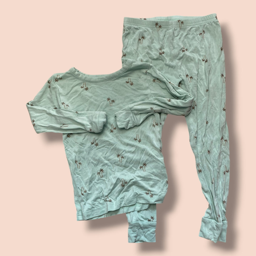 Green Purely Soft 2 piece Set, 4Y