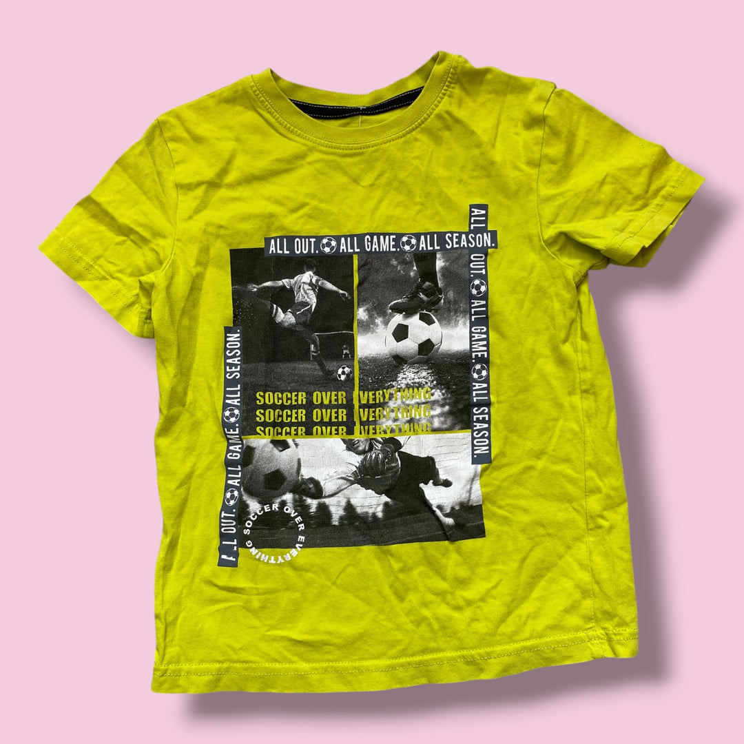 Green George shirt, 6Y