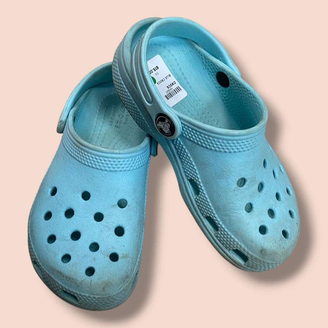Blue Crocs Crocs, 11.0