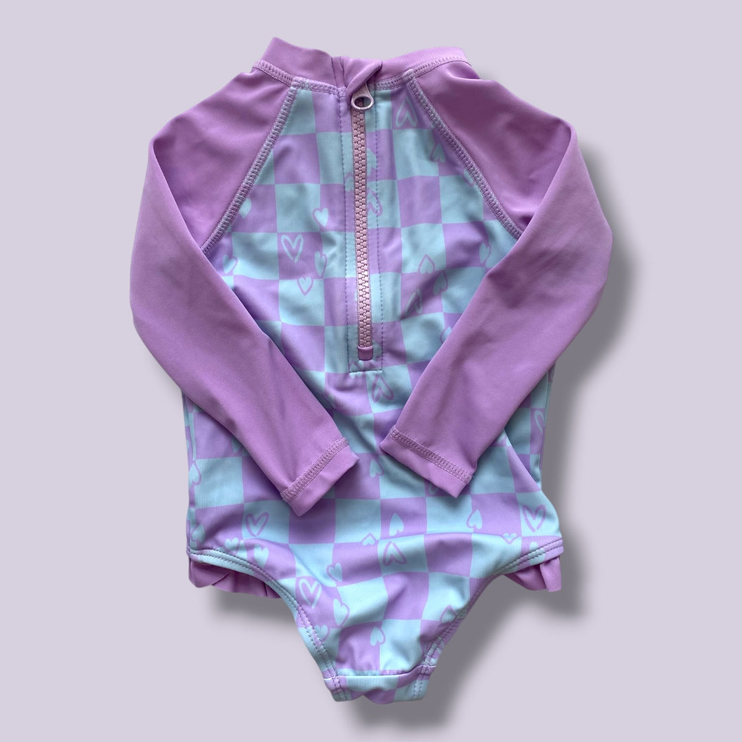 purple joe fresh swimsuit, 6-12m