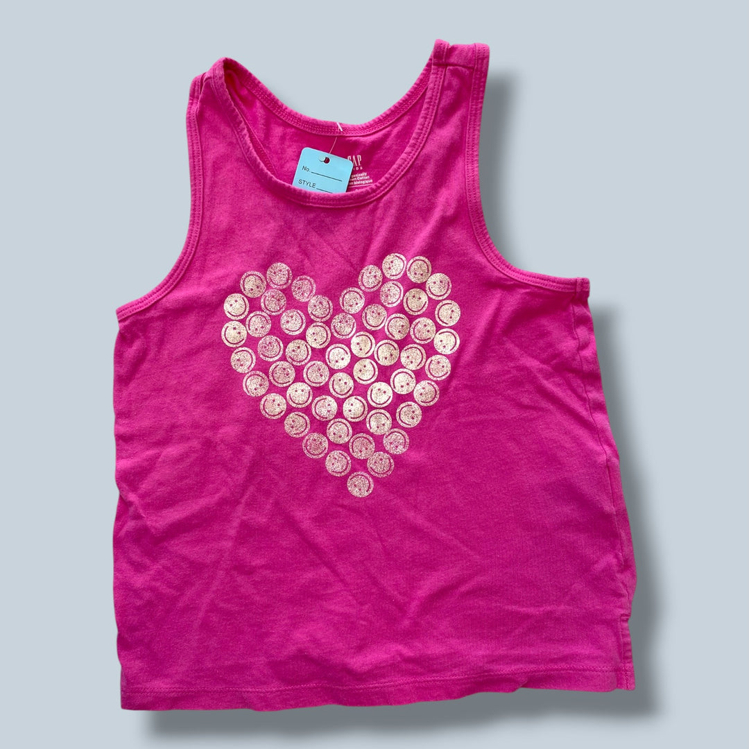 pink Gap tank, 5/6y