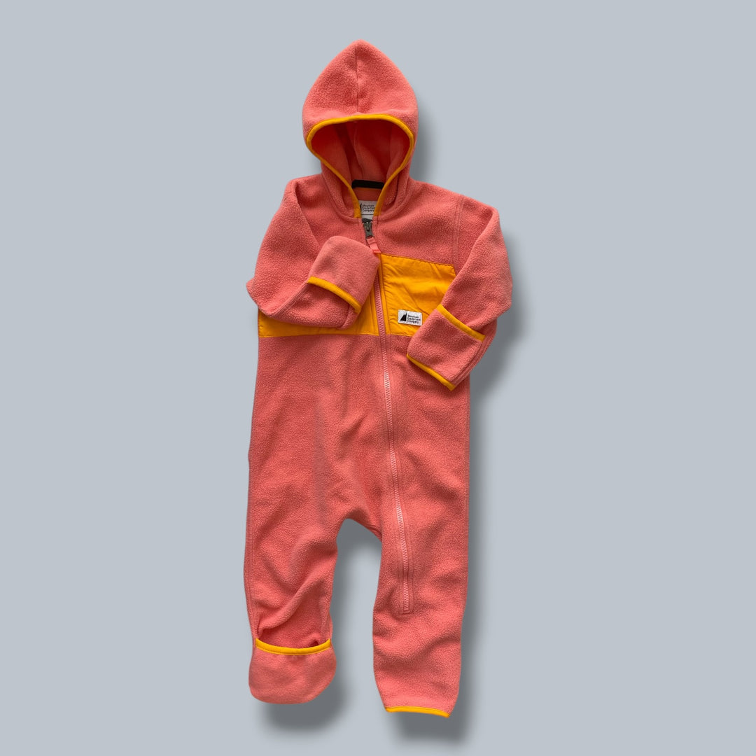 Pink mec warmsuit, 18m