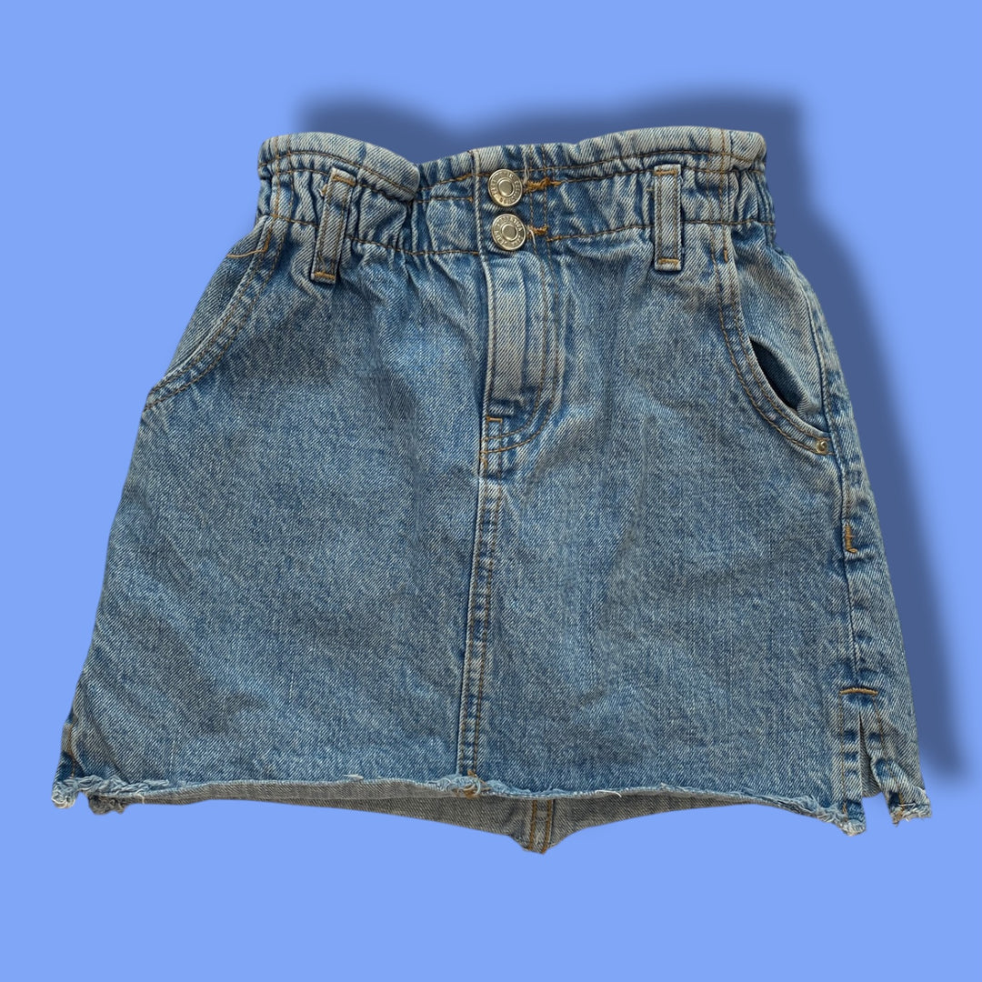 blue Zara denim skirt, 6y