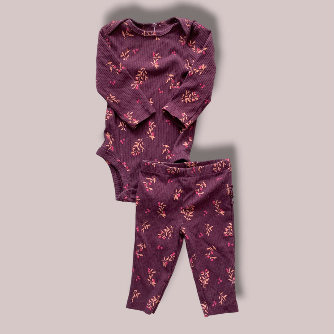 purple Carters set, 6m