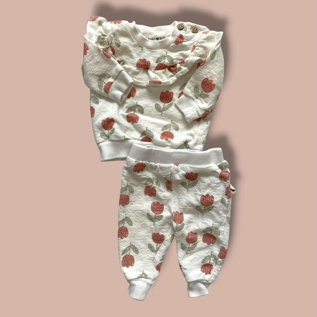 White Rabbit Bear 2 piece Set, 0-3m