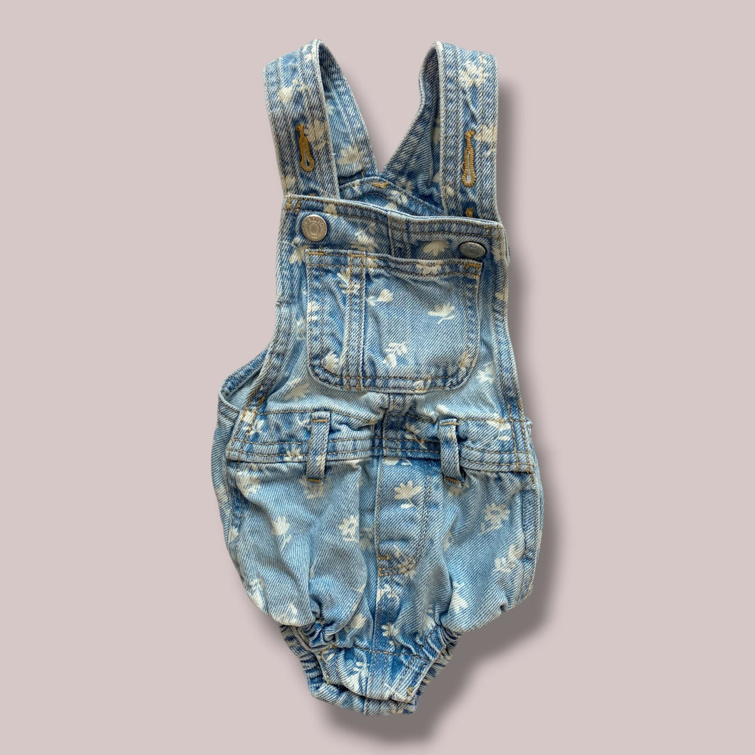 Blue Old Navy Denim Romper, 6-12m