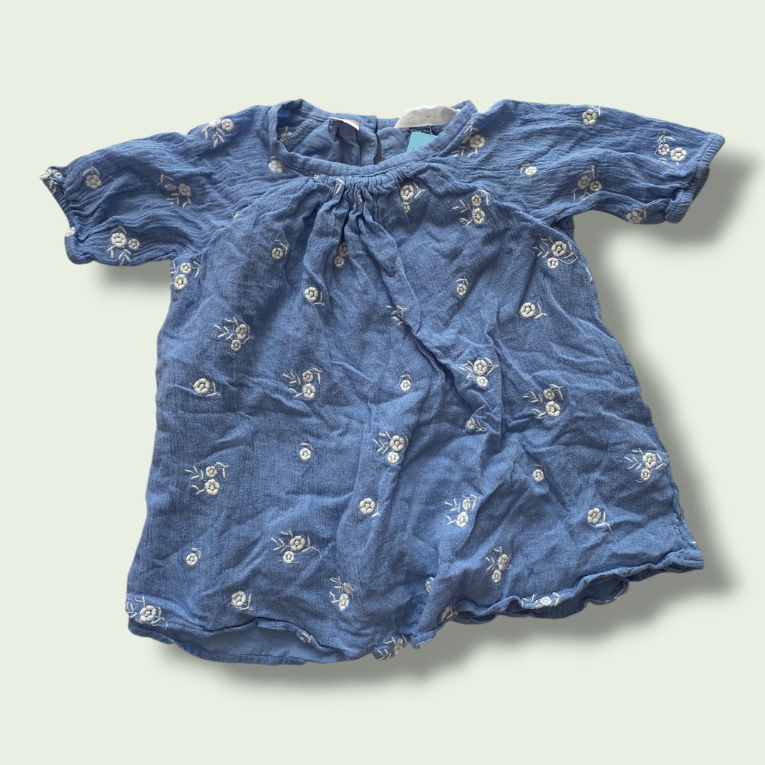 Blue Zara Dress, 12-18m