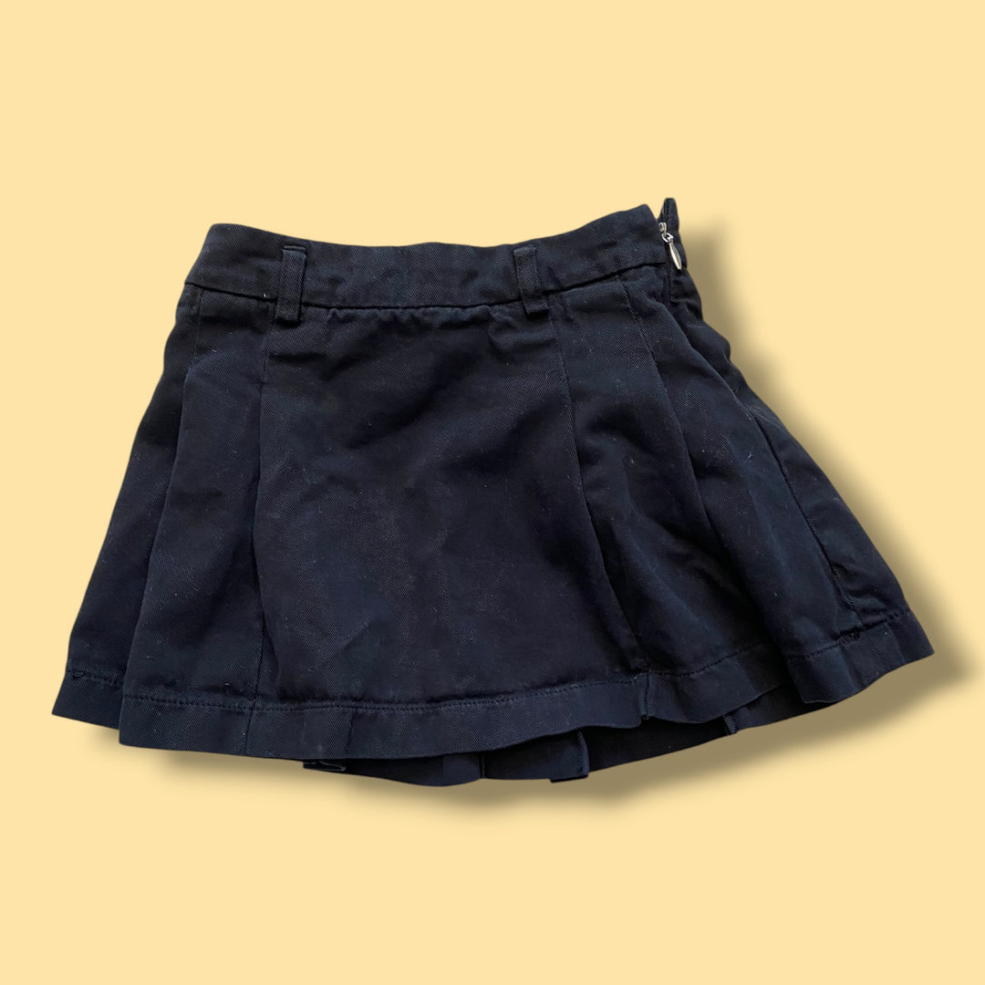Black zara skirt, 7Y