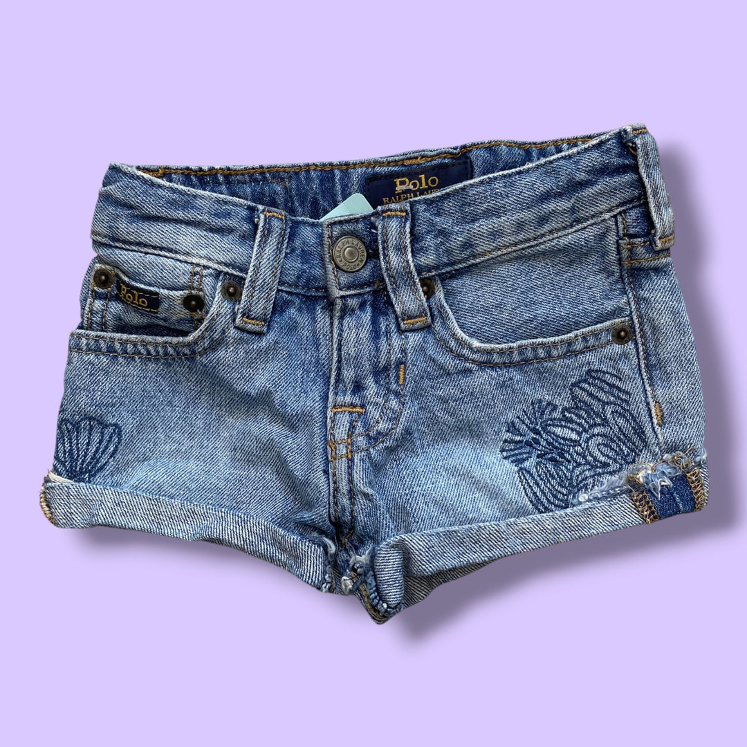 Blue Polo Shorts, 2Y