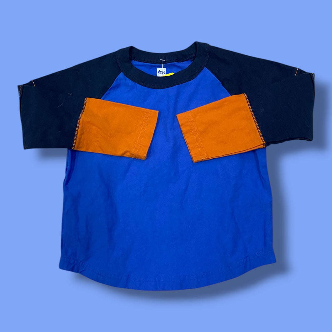 Blue  Tea long sleeve, 4Y