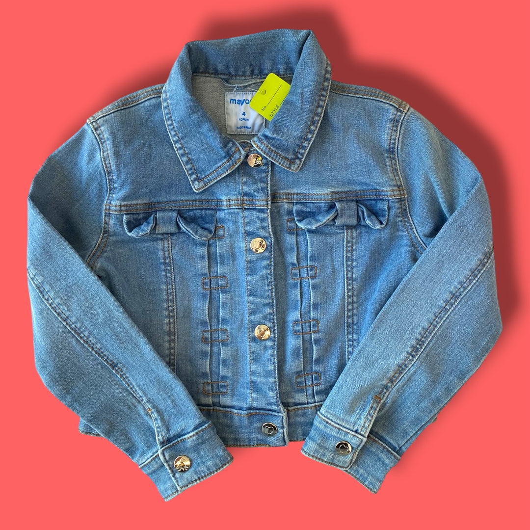Mayoral jean jacket, 4Y