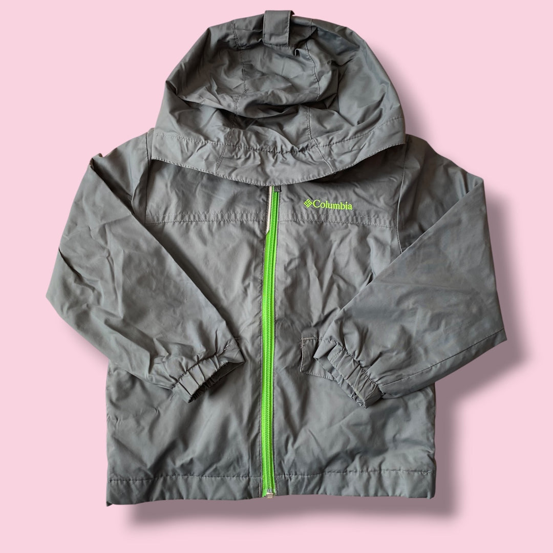Grey Columbia Lined Jacket, 4Y