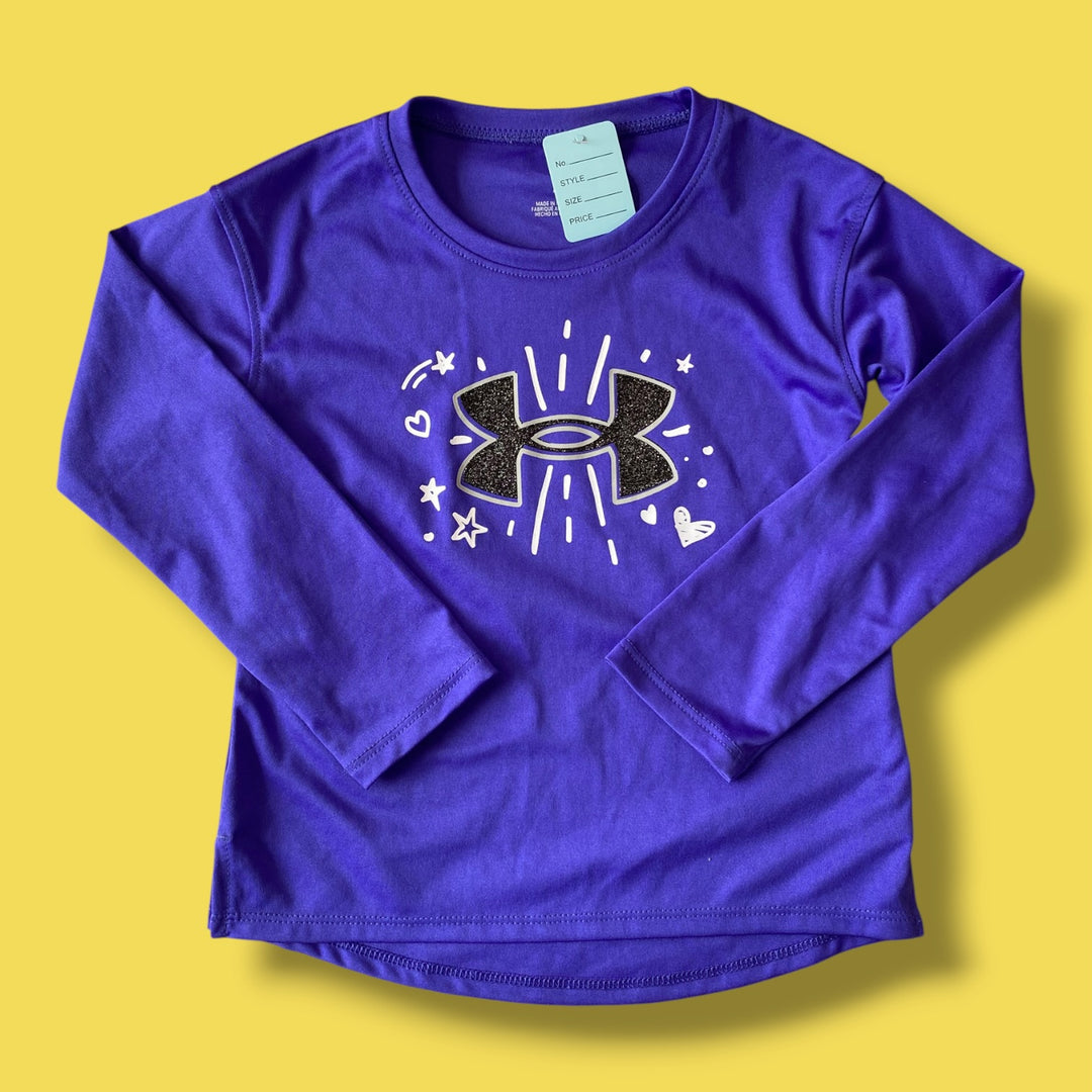 Purple Under Armour Long Sleeve, 4Y