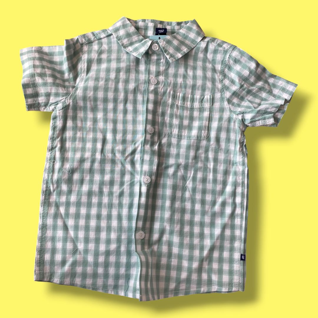Teal Gap Button Up , 4Y