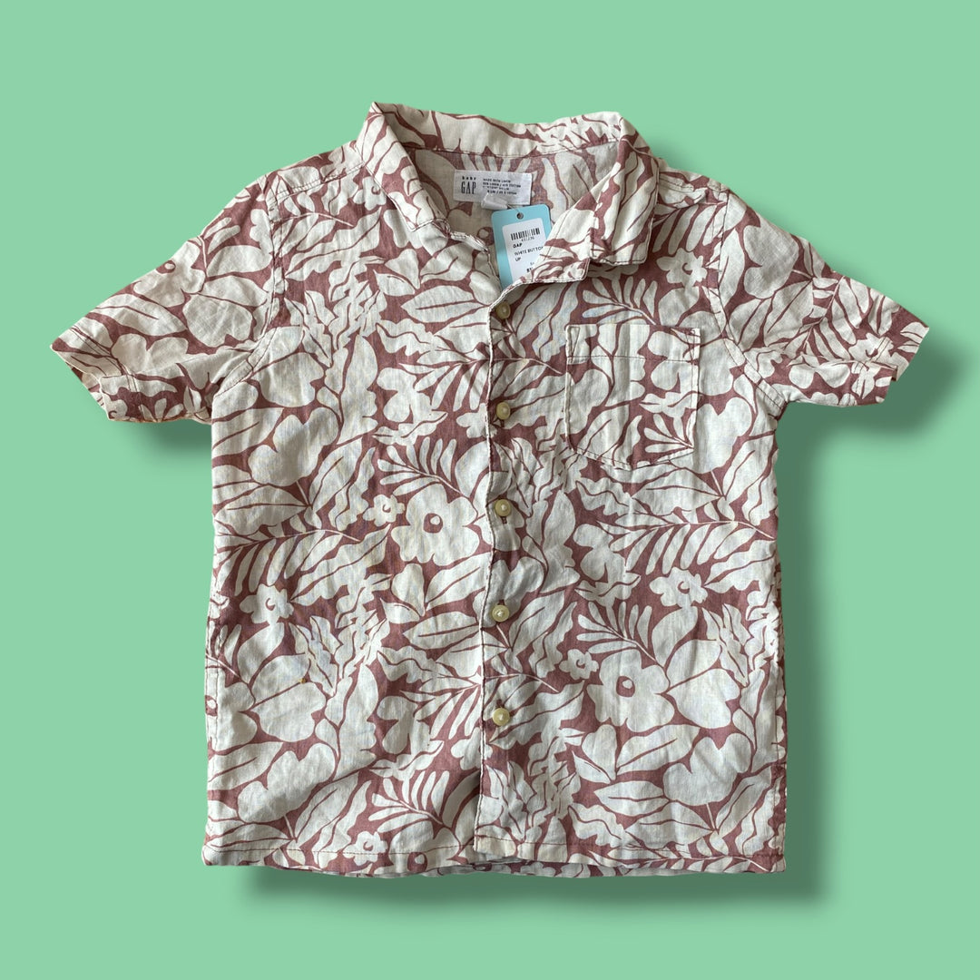 white Gap Button Up, 5Y