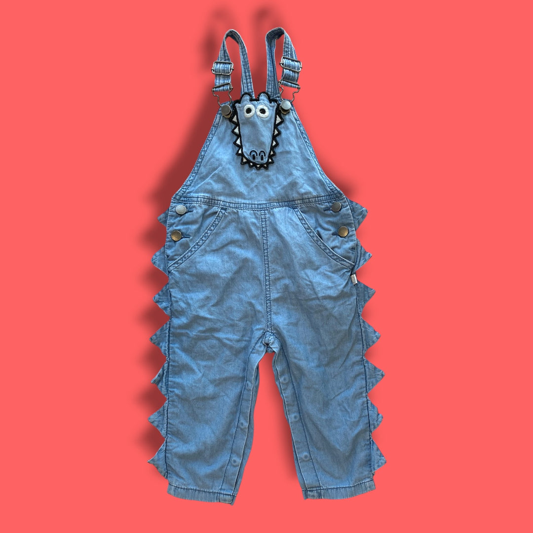 blue stella mccartney overalls, 12-18m