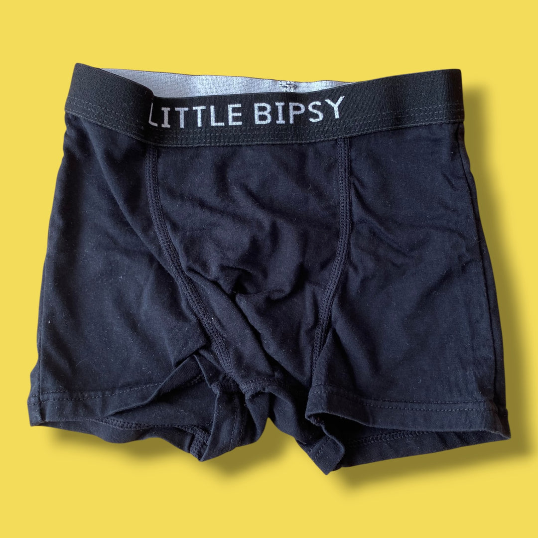 Black  Bip Boxer, 4-5Y
