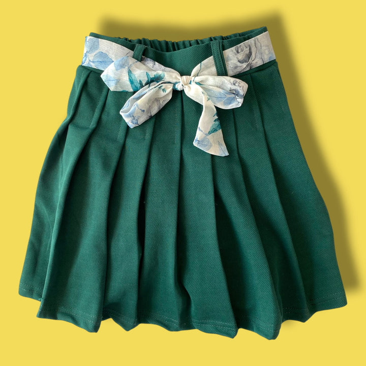 green  skirt, 2y