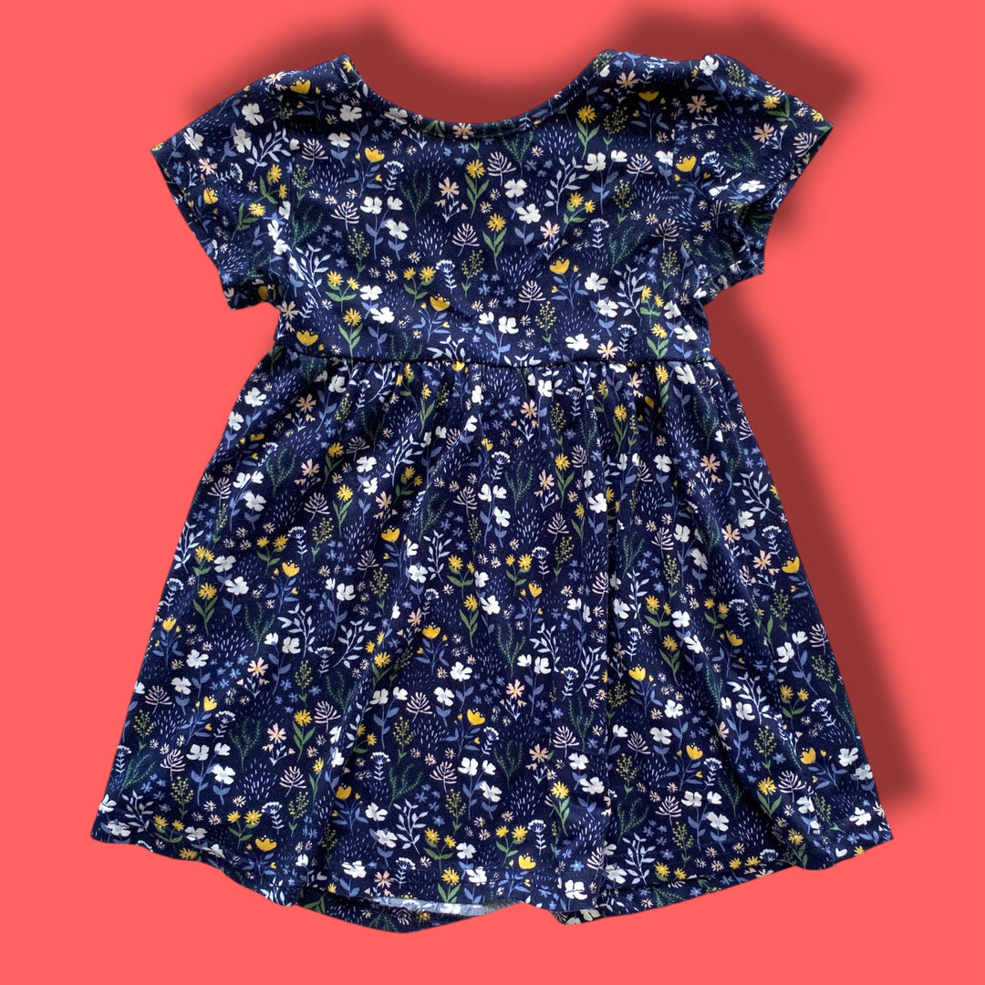 blue picapino dress, 24m