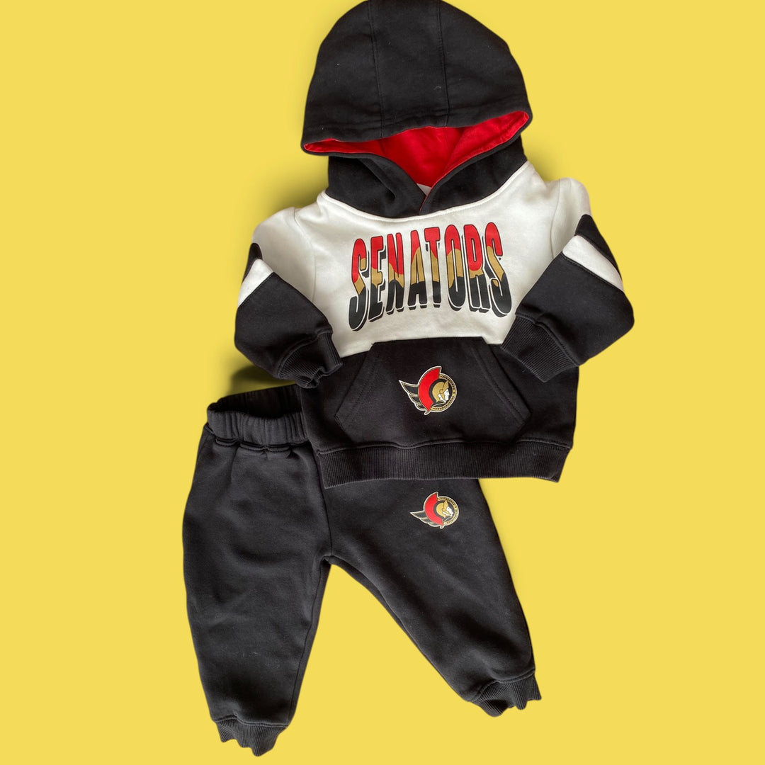 Black Ottawa Sens 2 piece set, 12m