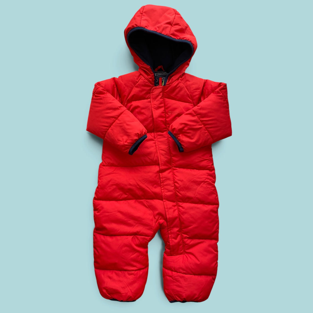 Red Mountain Warehouse one piece snowsuit, 12-18m