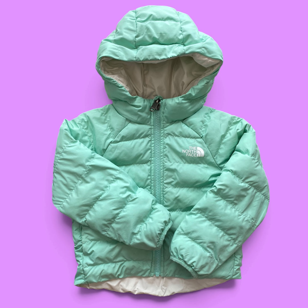 Teal The North Face Winter Jacket, 3Y