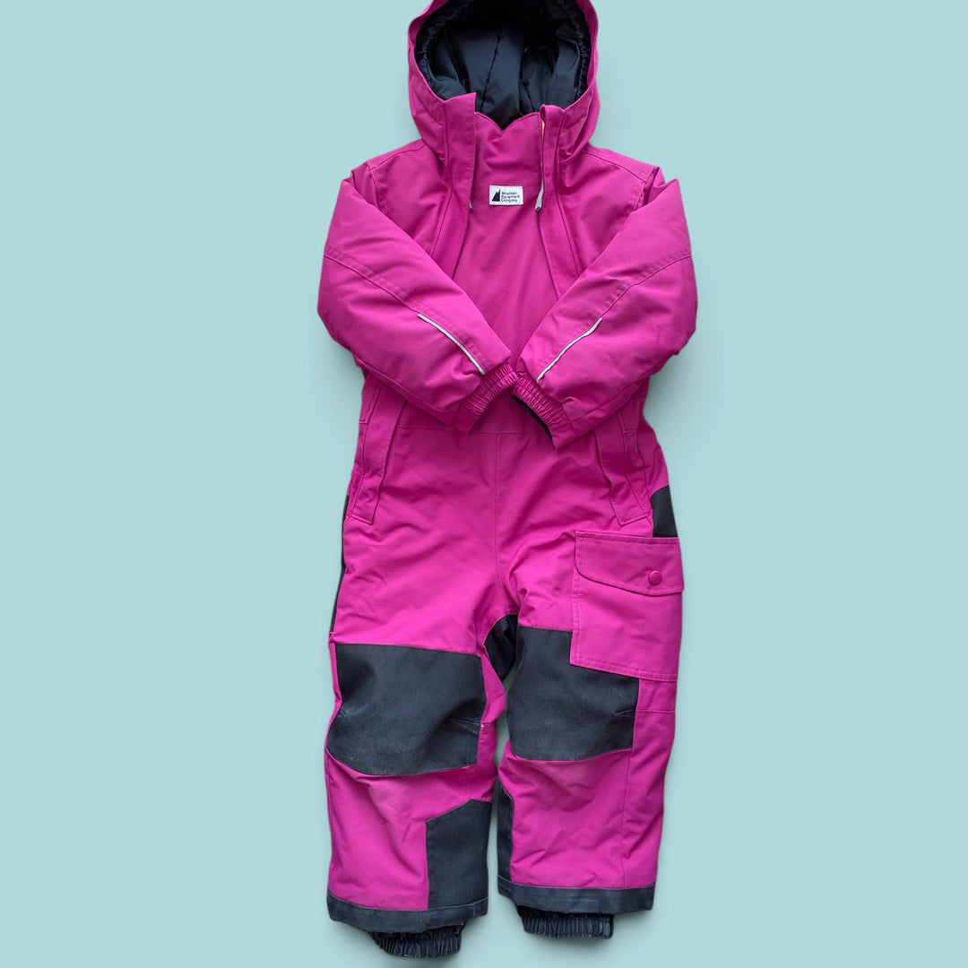 Purple MEC Toaster Suit (Small cut on outside, inside knee), 3Y