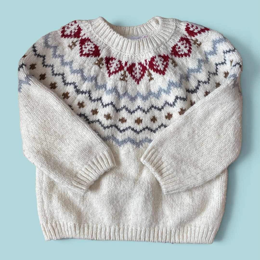 Tan Zara Sweater, 3-4Y