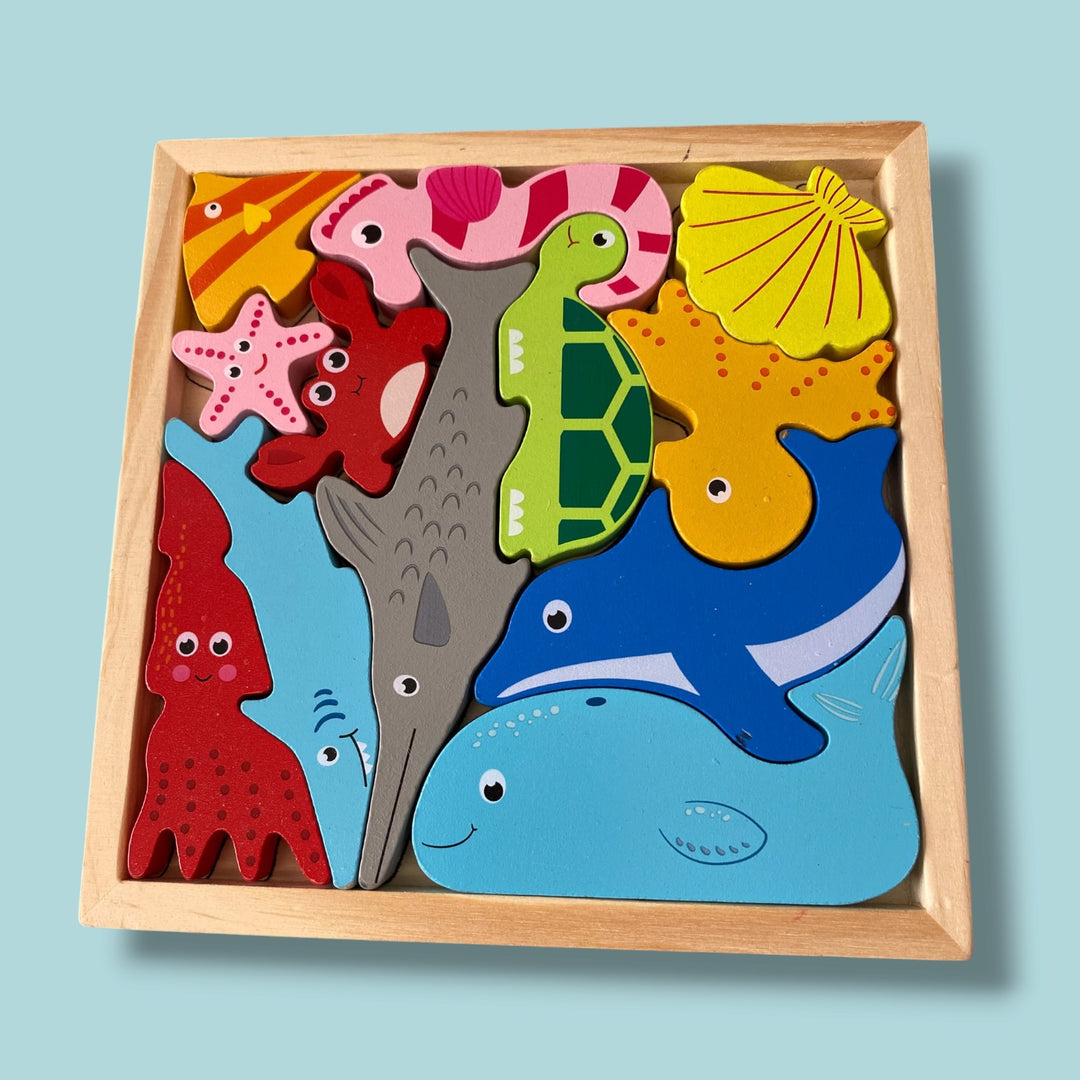 under the sea wooden puzzle