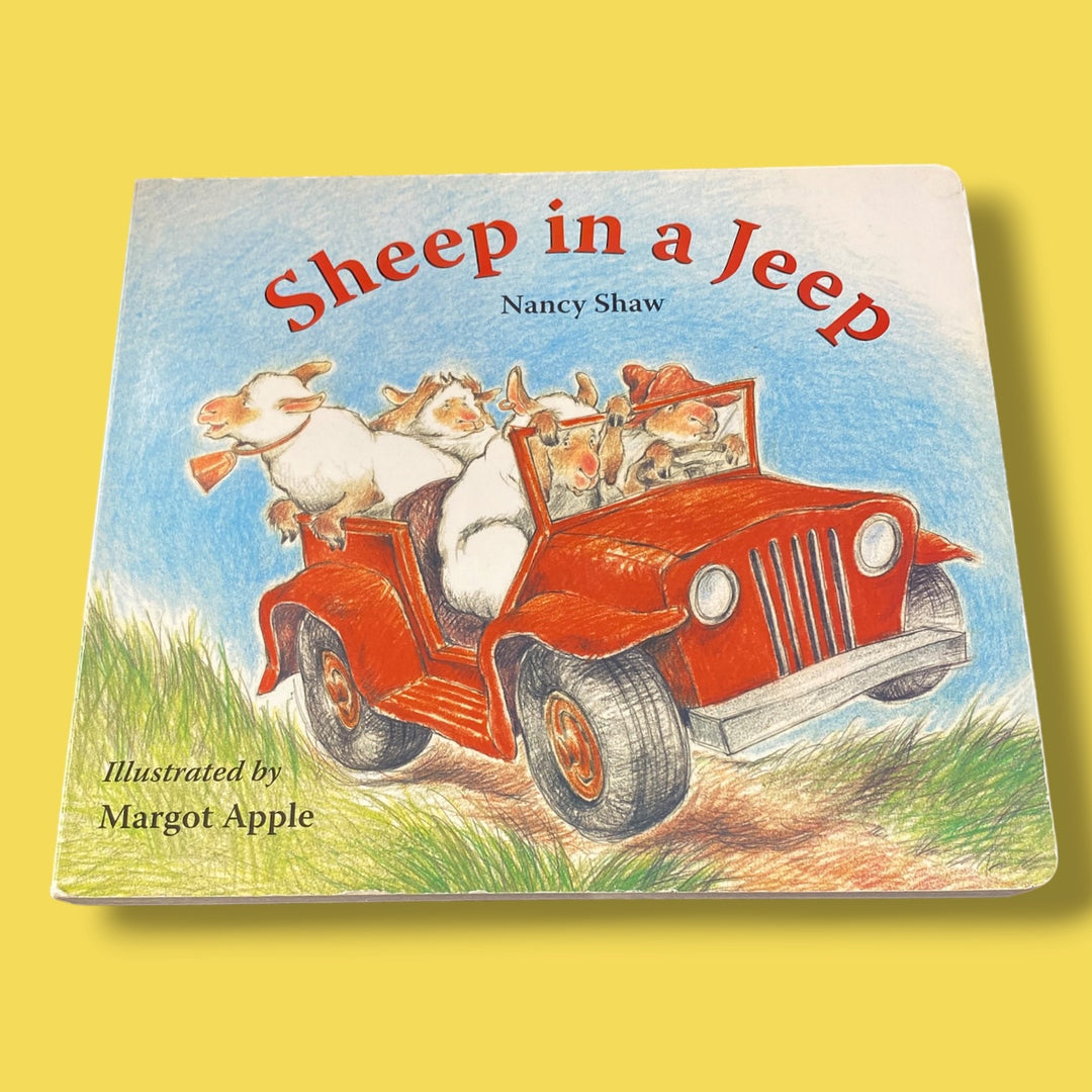 sheep in a jeep