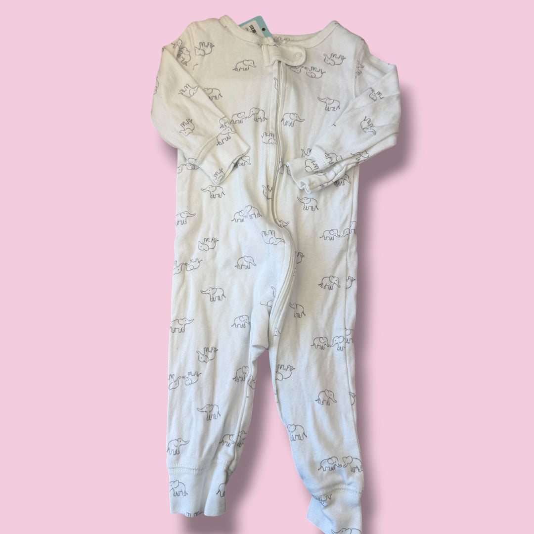 White Carters Sleeper, 6m