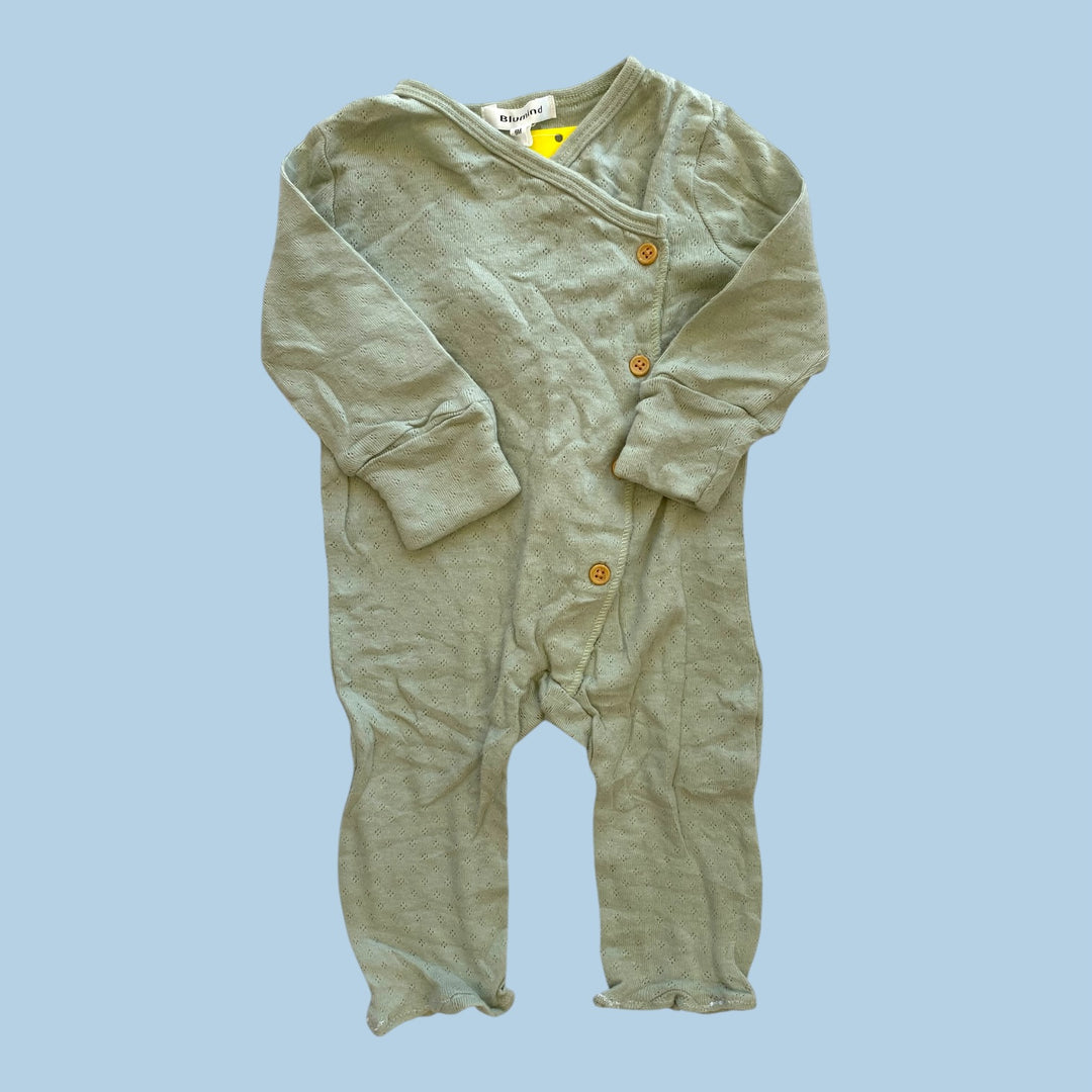 Green Blumind Romper, 6m