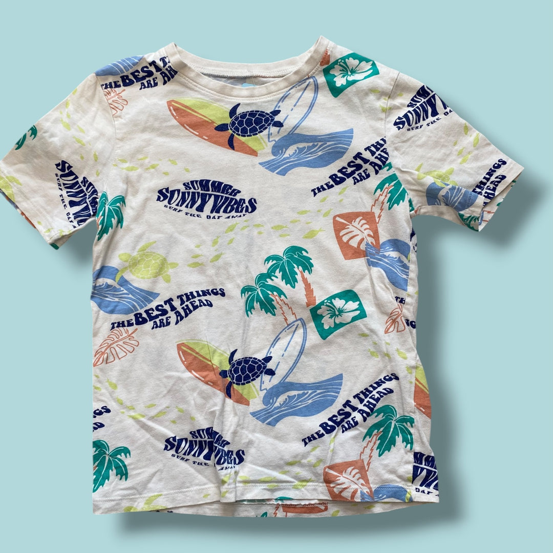 White H&amp;M Shirt, 6-8Y