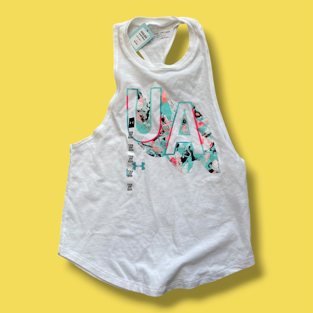 White Under Armor NWT, 5-6Y
