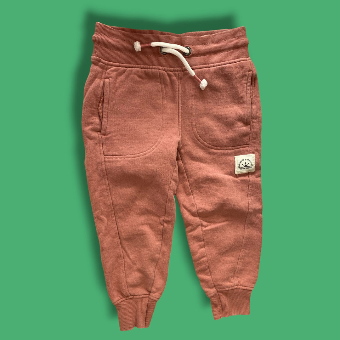 dusty rose Primark joggers, 3-4Y
