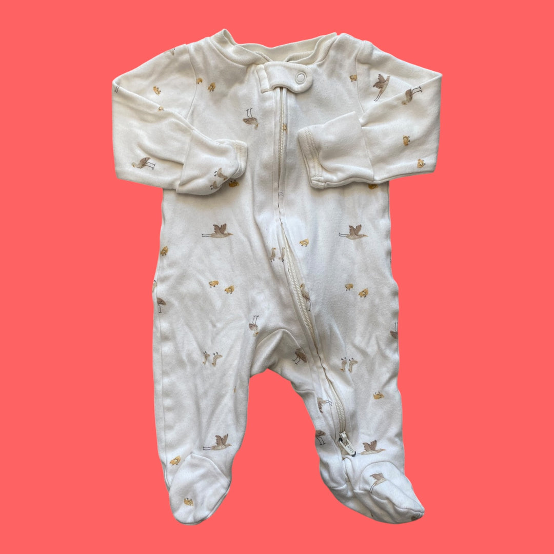 White Carters Sleeper, Newborn