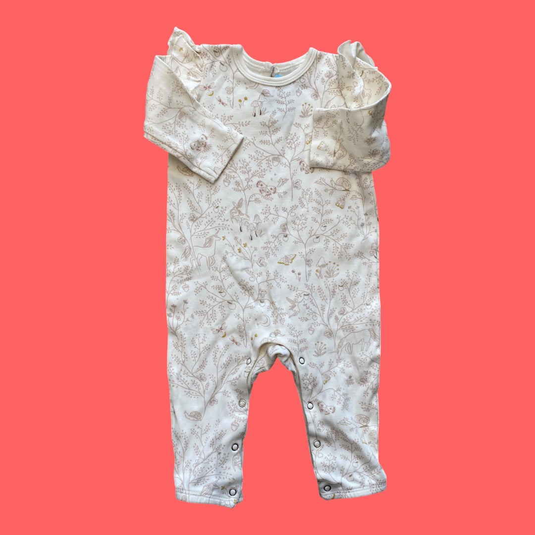 White Pehr Romper, 3-6m