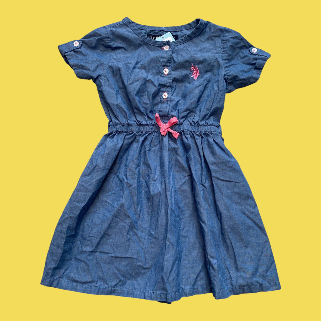 Blue U.S Polo Association Dress, 4Y