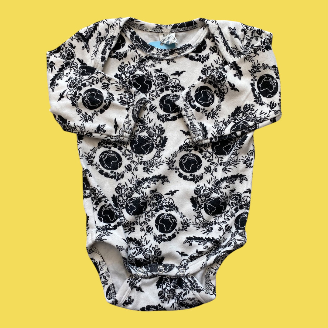 Black/White  Kate Quinn Bodysuit, 6-12m