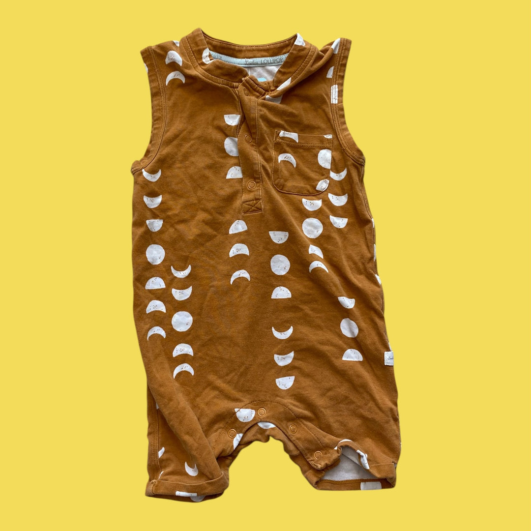 Brown Loulou Lollipop ROmper, 6-12m
